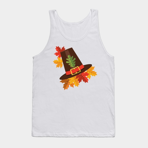 Pilgrim Hat Tank Top by SWON Design